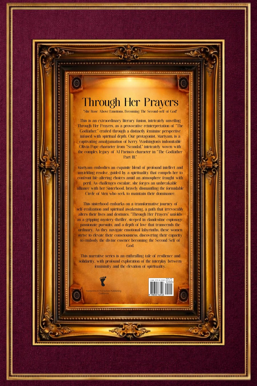 Through Her Prayers — back cover
